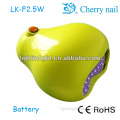 UVD Hot Professional 2.5W Gourd Shape Better Led Battery Operated Uv Nail Lamp